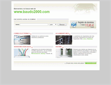 Tablet Screenshot of baudo2000.com